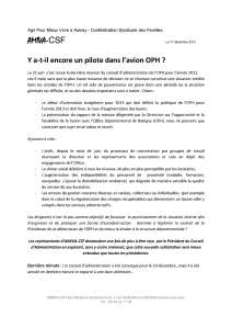 Pilote avion OPH