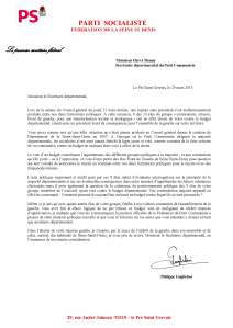 1er fédéral à H BRAMY vote contre budget CG