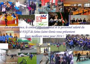 Carte de voeux 2014 FSGT 93