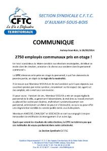 communique cftc aulnay sous bois 28 03 2014