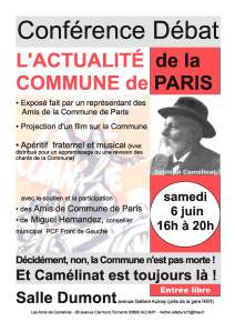 affiche camélinat 6 juin 2015