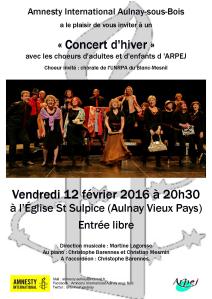 Affiche concert 2016