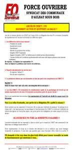 CHSCT FO quitte la salle