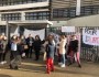 Reportage devant le collège Simone Veil à Aulnay-sous-Bois en&nbsp;grève