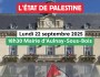 Rassemblement ce jour à Aulnay-sous-Bois pour la reconnaissance de l’État de&nbsp;Palestine