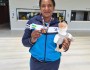 Carine BACCHETTE MEKAM du Dynamic Aulnay Club du vice championne d&rsquo;Afrique du lancer de&nbsp;poids